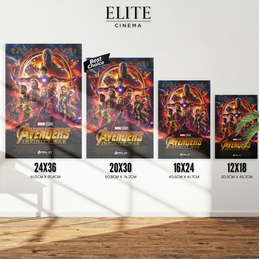 Avengers Infinity War - Movie Cover EliteCinema
