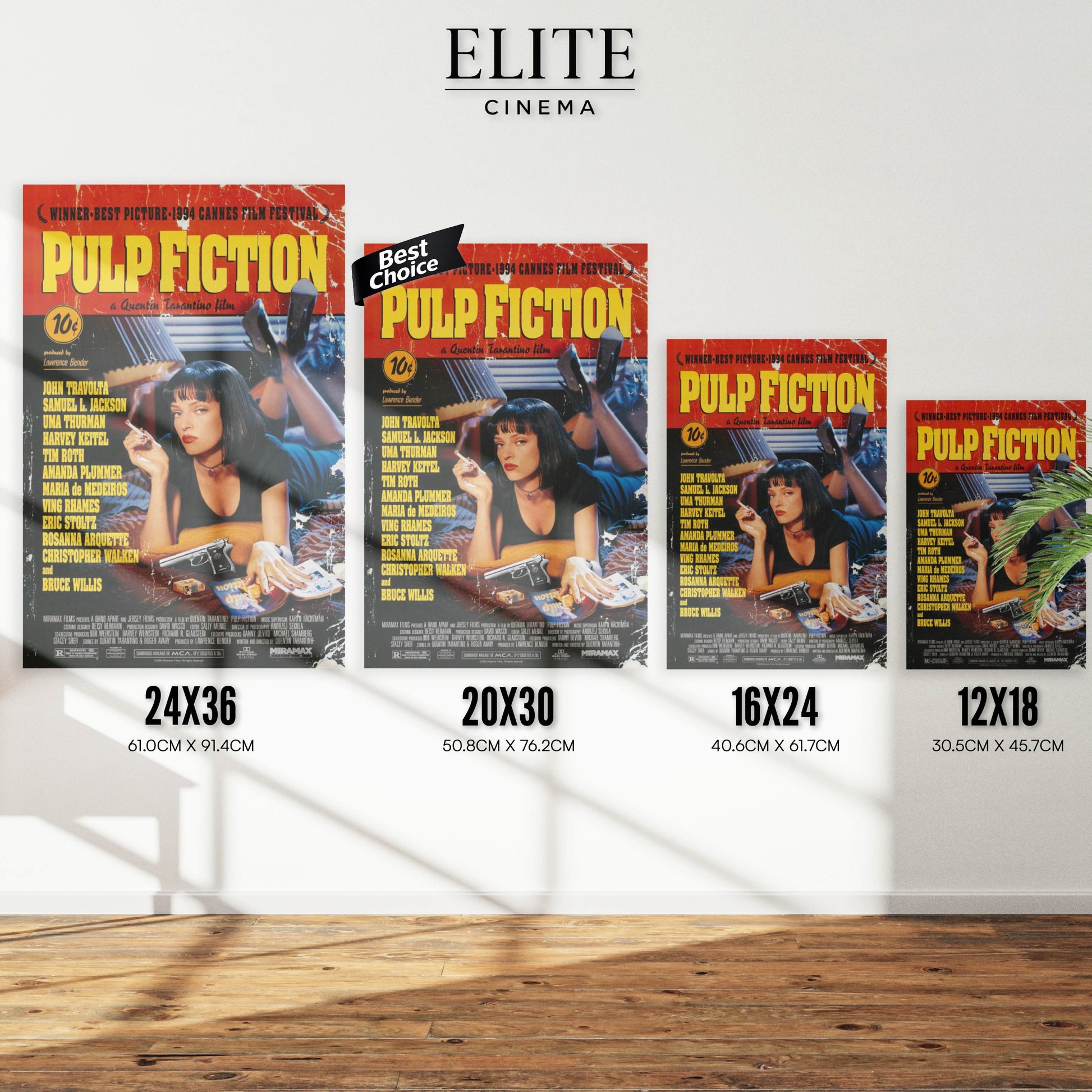 Pulp Fiction - Movie Cover EliteCinema