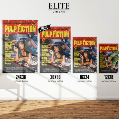 Pulp Fiction - Movie Cover EliteCinema