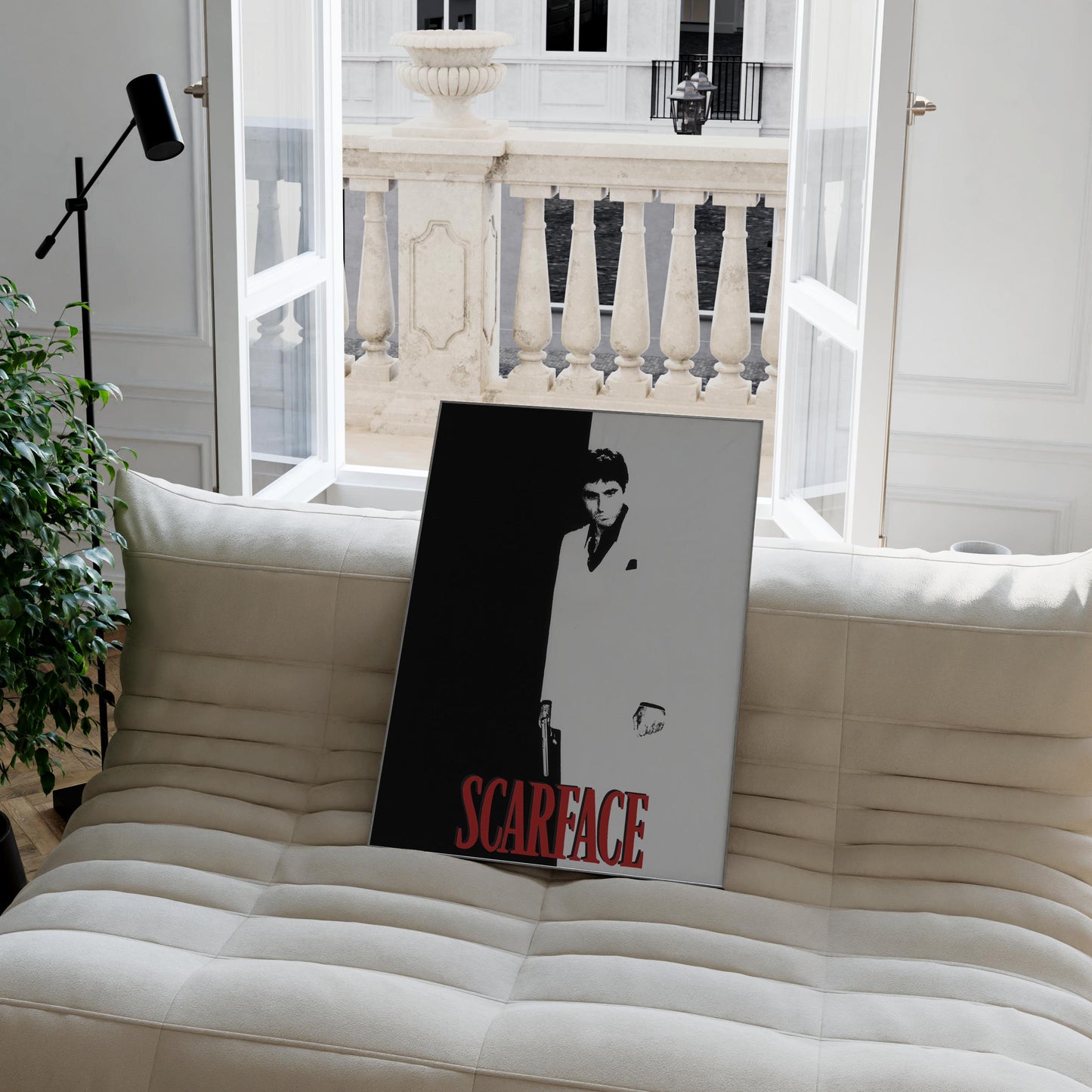 Scarface Black&White - Movie Poster EliteCinema