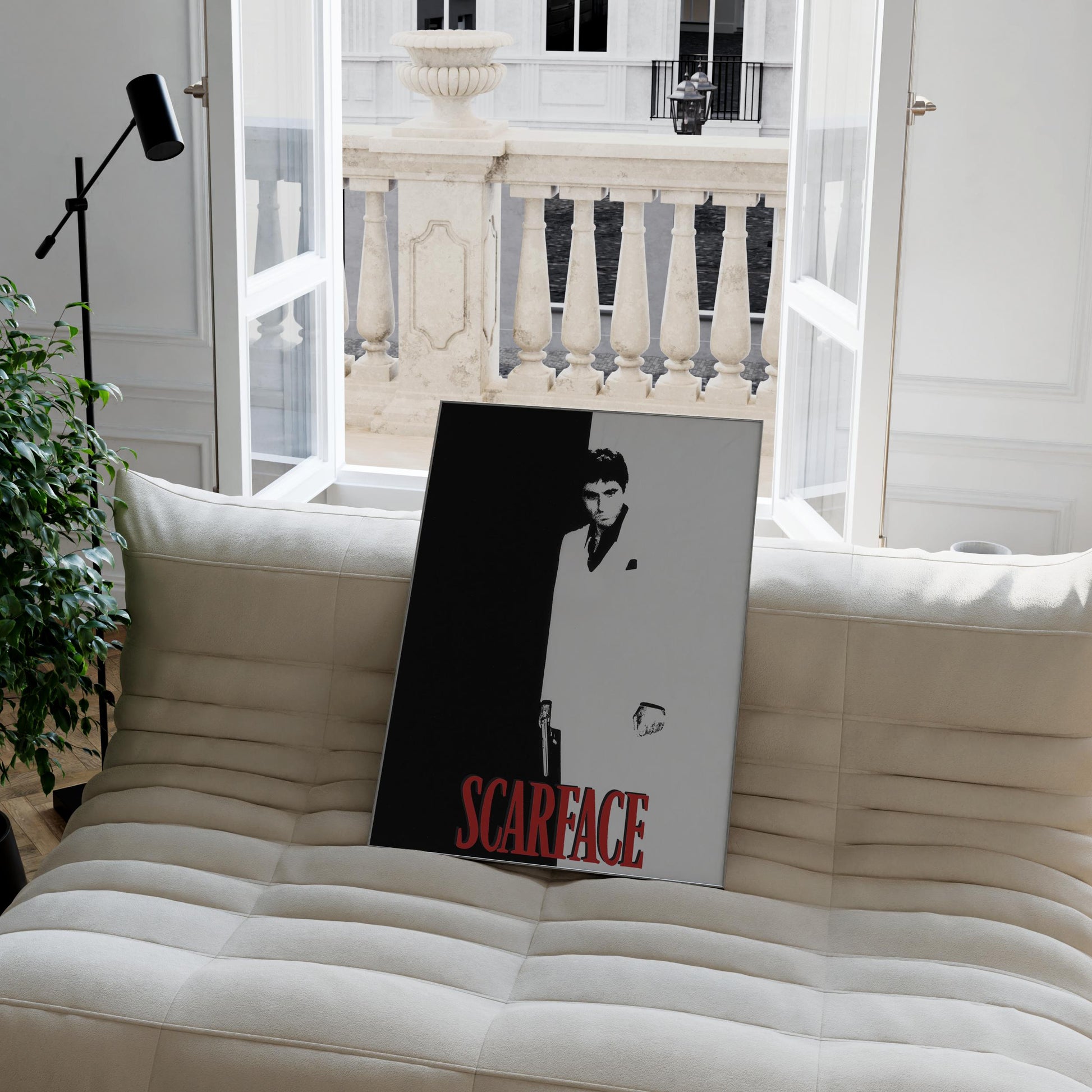 Scarface Black&White - Movie Poster EliteCinema