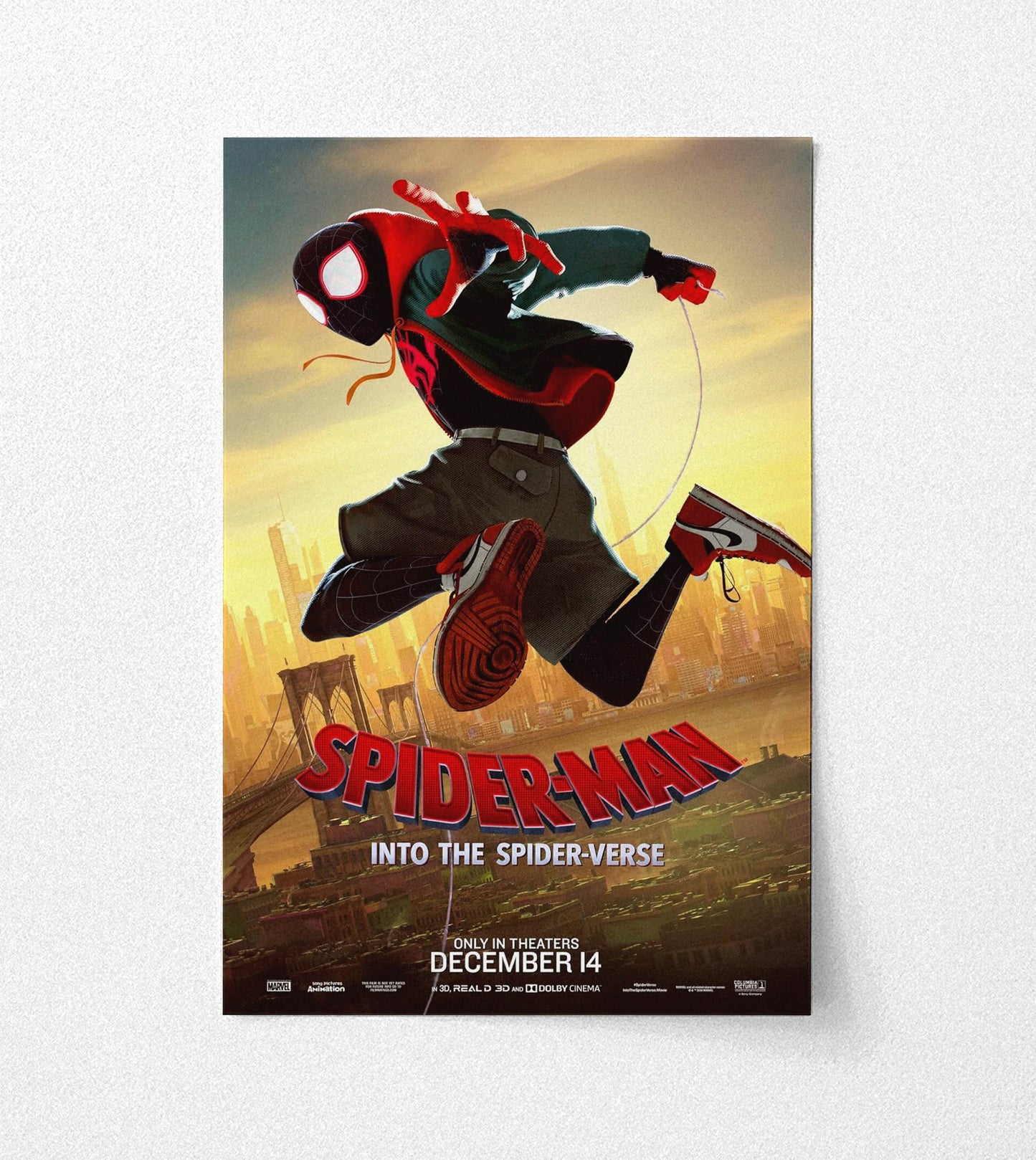Spiderman Into The Spiderverse - Movie Cover EliteCinema