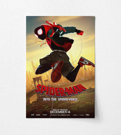 Spiderman Into The Spiderverse - Movie Cover EliteCinema