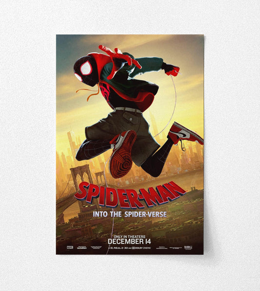 Spiderman Into The Spiderverse - Movie Cover EliteCinema