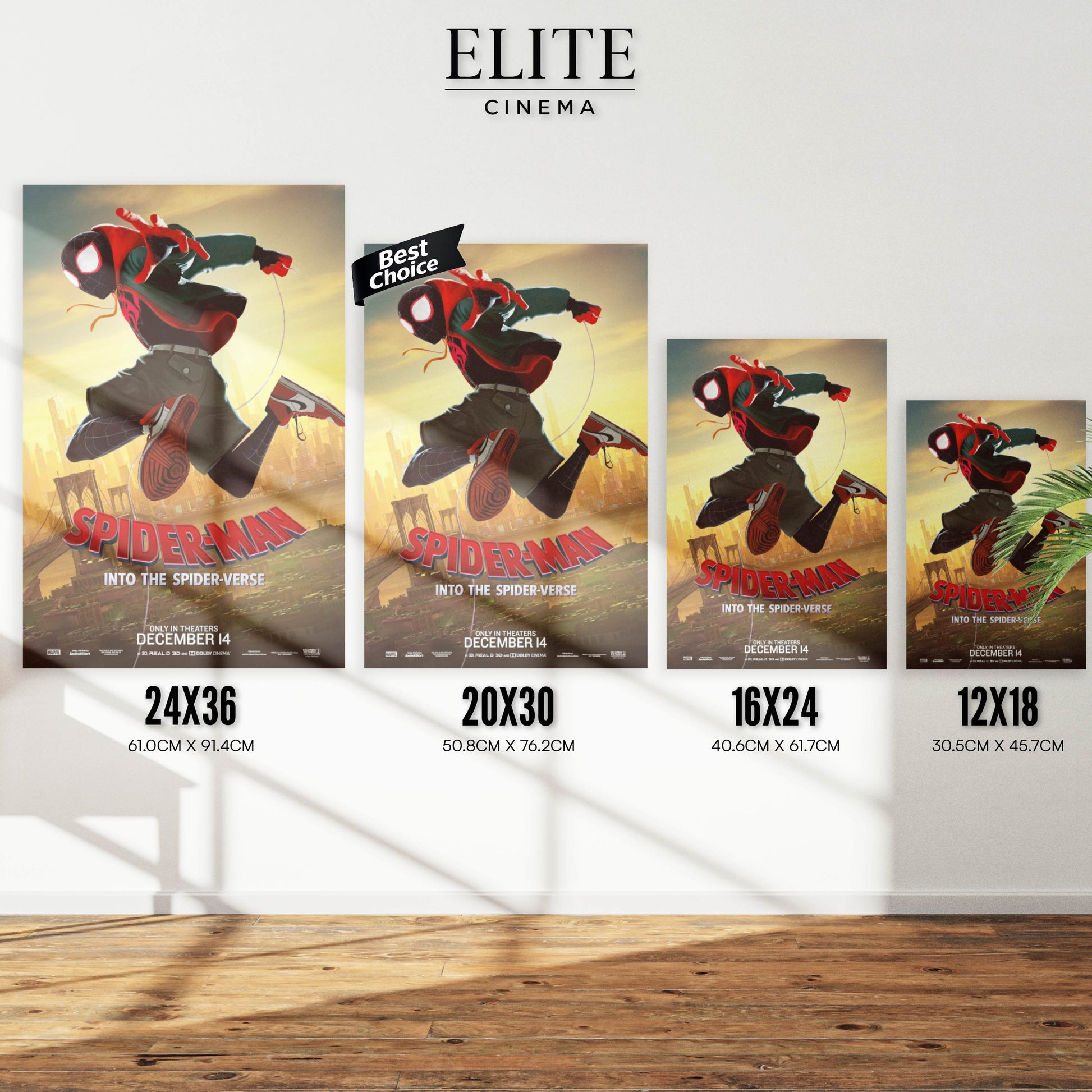Spiderman Into The Spiderverse - Movie Cover EliteCinema