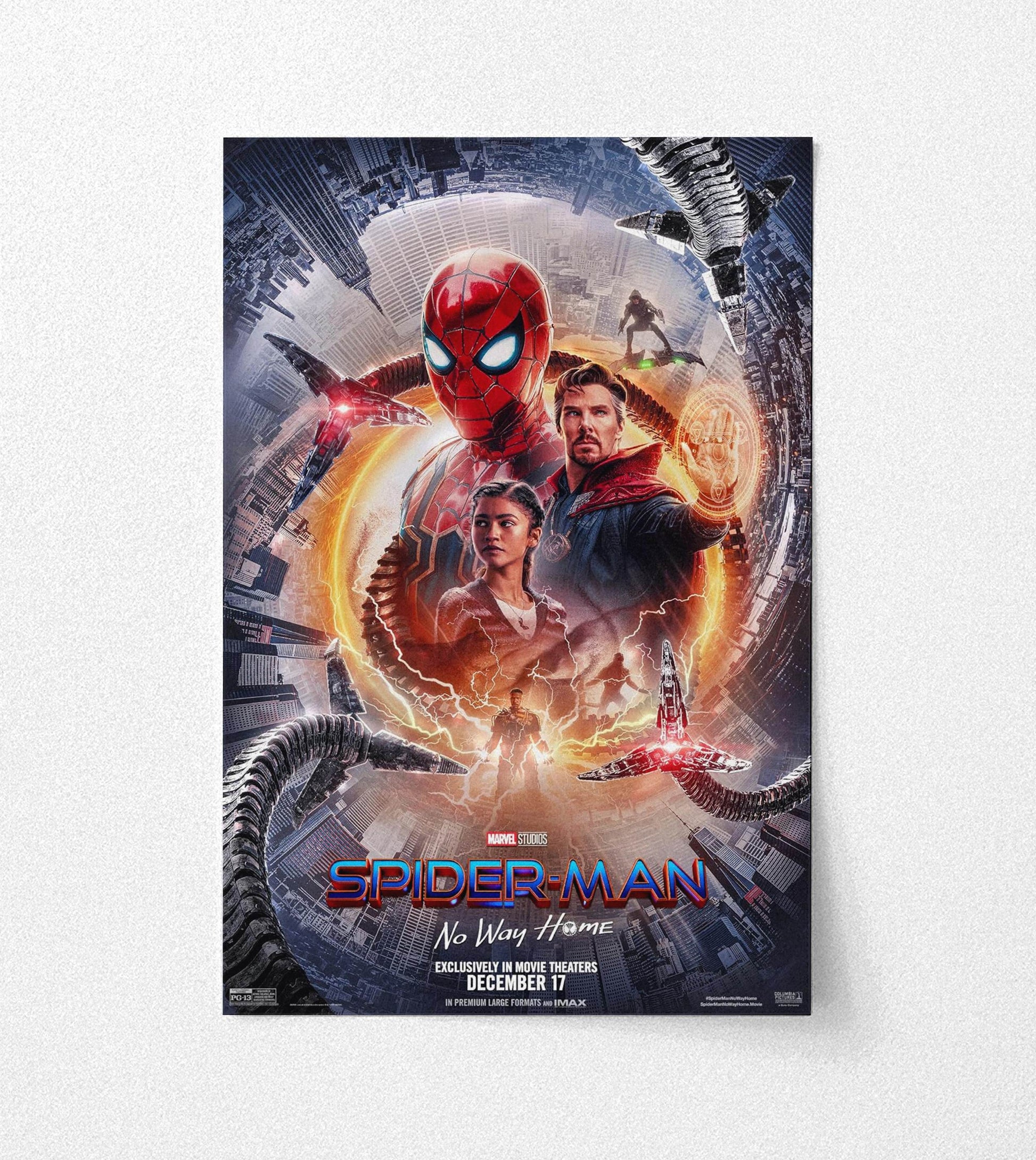 Spiderman No Way Home - Movie Cover EliteCinema